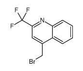 Quinoline, 4-(bromomethyl)-2-(trifluoromethyl)- Structure