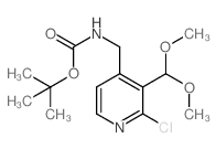 tert-Butyl (2-chloro-3-(dimethoxymethyl)pyridin-4-yl)methylcarbamate picture