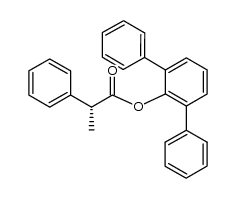 2,6-diphenylphenyl (R)-2-phenylpropanoate Structure