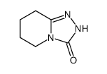 5,6,7,8-tetrahydro-1,2,4-triazolo(4,3-a)pyridin-3(2H)-one Structure