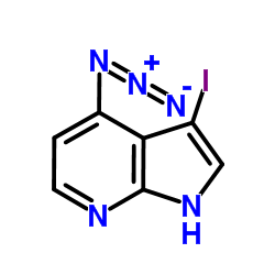 4-Azido-3-iodo-7-azaindole结构式