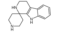 2',3',4',9'-tetrahydrospiro[piperidine-4,1'-[1H]pyrido[3,4-b]indole]结构式