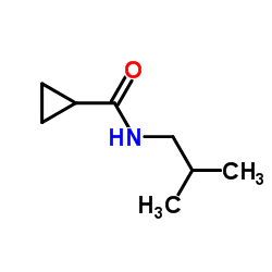 Cyclopropanecarboxamide, N-(2-methylpropyl)- (9CI) structure