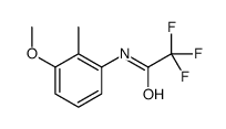 2,2,2-Trifluoro-N-(3-methoxy-2-methylphenyl)acetamide Structure