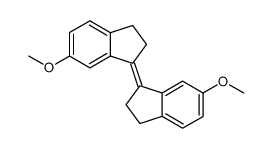 (E)-6,6'-dimethoxy-2,2',3,3'-tetrahydro-1,1'-biindenylidene结构式