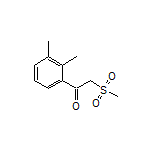 1-(2,3-Dimethylphenyl)-2-(methylsulfonyl)ethan-1-one Structure