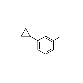 1-Cyclopropyl-3-iodobenzene Structure