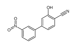 2-hydroxy-4-(3-nitrophenyl)benzonitrile Structure