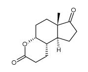 (4aR,6aS,9aS,9bS)-6a-甲基八氢环戊二烯并[f]色烯-3,7(2H,8H)-二酮结构式