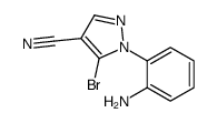 1-(2-AMINOPHENYL)-5-BROMO-1H-PYRAZOLE-4-CARBONITRILE图片