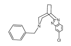 3-Benzyl-8-chloro-2,3,4,5-tetrahydro-1H-1,5-ethanobenzo[4,5]imidazo[1,2-d][1,4]diazepine结构式