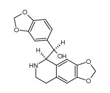 [R-(R*,R*)]-α-1,3-benzodioxol-5-yl-5,6,7,8-tetrahydro-1,3-dioxolo[4,5-g]isoquinoline-5-methanol结构式