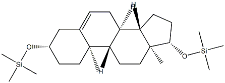 3β,17β-Bis(trimethylsilyloxy)androst-5-ene结构式