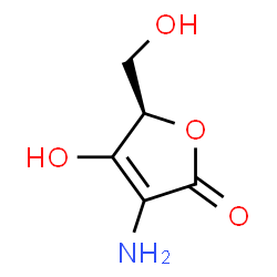 2(5H)-Furanone, 3-amino-4-hydroxy-5-(hydroxymethyl)-, (R)- (9CI) structure