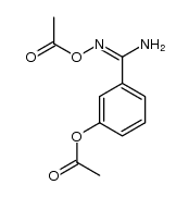 3-[N'-(acetyloxy)carbamimidoyl]phenyl acetate结构式