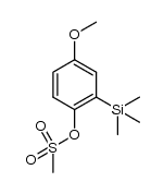 4-methoxy-2-trimethylsilylphenyl methanesulfonate Structure