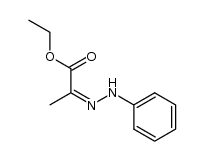 ethyl α-(Z-phenylhydrazono)propionate Structure