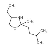 4-ethyl-2-methyl-2-(3-methylbutyl)-1,3-oxazolidine Structure