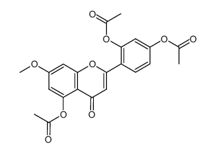 Artocarpetin-triacetat Structure