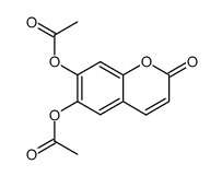 ESCULETINDIACETATE structure