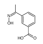 3-[(Z)-N-hydroxy-C-methylcarbonimidoyl]benzoic acid Structure