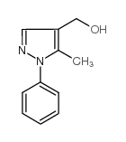 1-苯基-5-甲基-吡唑-4-甲醇结构式