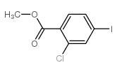 Methyl 2-chloro-4-iodobenzoate structure