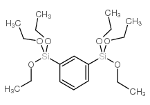 1,3-双(三乙氧基甲硅烷基)苯结构式