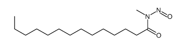 N-Methyl-N-nitrosotetradecanamide Structure