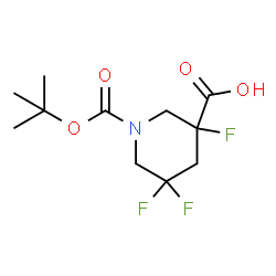 1-(Tert-Butoxycarbonyl)-3,5,5-Trifluoropiperidine-3-Carboxylic Acid structure