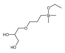 3-[3-[ethoxy(dimethyl)silyl]propoxy]propane-1,2-diol结构式