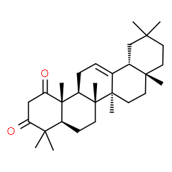 Olean-12-ene-1,3-dione Structure