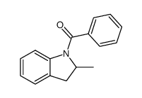 N-benzoyl-2-methylindoline Structure