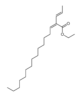 ethyl 2-prop-1-enylhexadec-2-enoate Structure