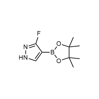 3-Fluoro-4-(4,4,5,5-tetramethyl-1,3,2-dioxaborolan-2-yl)-1H-pyrazole structure