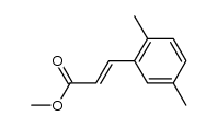 3-(2',5'-dimethylphenyl)-(E)-propenoic acid methyl ester Structure