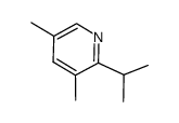 Pyridine,3,5-dimethyl-2-(1-methylethyl)-(9CI) structure