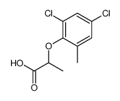 2-(4,6-DICHLORO-2-METHYL-PHENOXY)-PROPIONIC ACID结构式