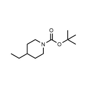 tert-Butyl 4-ethylpiperidine-1-carboxylate Structure