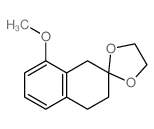 5'-methoxyspiro[1,3-dioxolane-2,3'-2,4-dihydro-1H-naphthalene] Structure