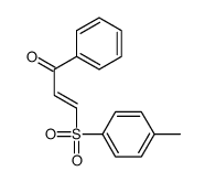 3-(4-methylphenyl)sulfonyl-1-phenylprop-2-en-1-one结构式