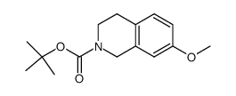 tert-butyl 7-methoxy-3,4-dihydroisoquinoline-2(1H)-carboxylate结构式