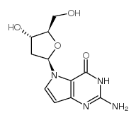 9-DEAZA-2'-DEOXYGUANOSINE (2-AMINO-7-(BETA-D-2-DEOXYRIBOFURANOSYL)PYRROLO[3,2-D]PYRIMIDIN-4-ONE) structure