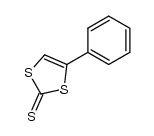 4-phenyl-1,3-dithia-2-thioxo-cyclopent-4-ene结构式