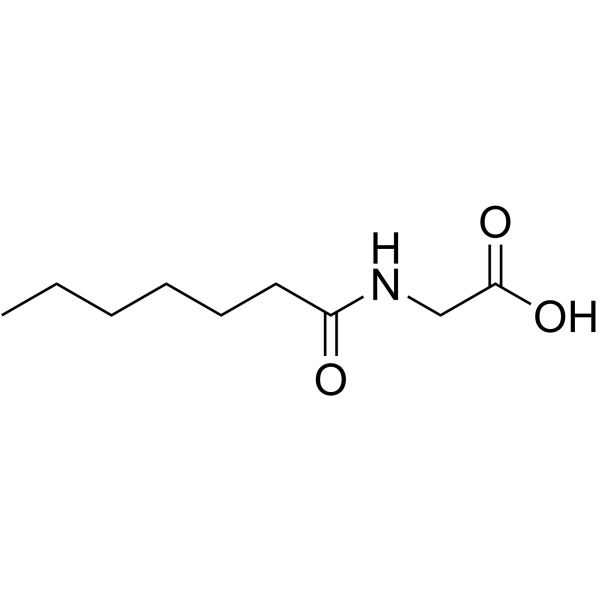 Heptanoyl glycine结构式