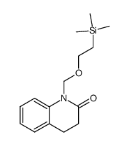 N-(2-(trimethylsilyl)ethoxymethyl)-3,4-dihydro-2(H)-quinolinone Structure