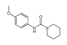 N-(4-methoxyphenyl)piperidine-1-carboxamide结构式