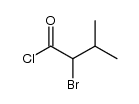 2-bromo-3-methylbutyryl chloride Structure