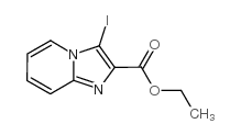 3-IODO-IMIDAZO[1,2-A]PYRIDINE-2-CARBOXYLIC ACID ETHYL ESTER structure