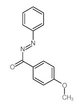 Methanone,(4-methoxyphenyl)(2-phenyldiazenyl)- structure